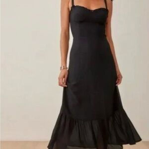 Reformation Nikita Dress in Black